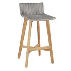 44222 vidaXL 5 Piece Outdoor Dining Set Solid Acacia Wood 4