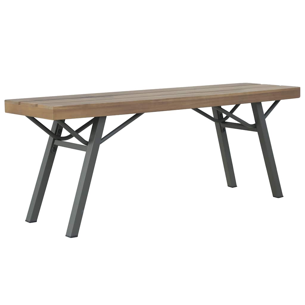 44252 vidaXL Garden Bench 120 cm Solid Acacia Wood 1