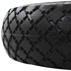 vidaXL Sack Truck Wheels 2 pcs Solid PU 3.00-4 (260x85) 4
