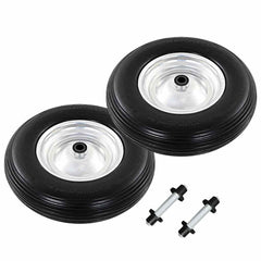 Wheelbarrow Wheel with Axle Solid PU 4.00-8 390 mm 2