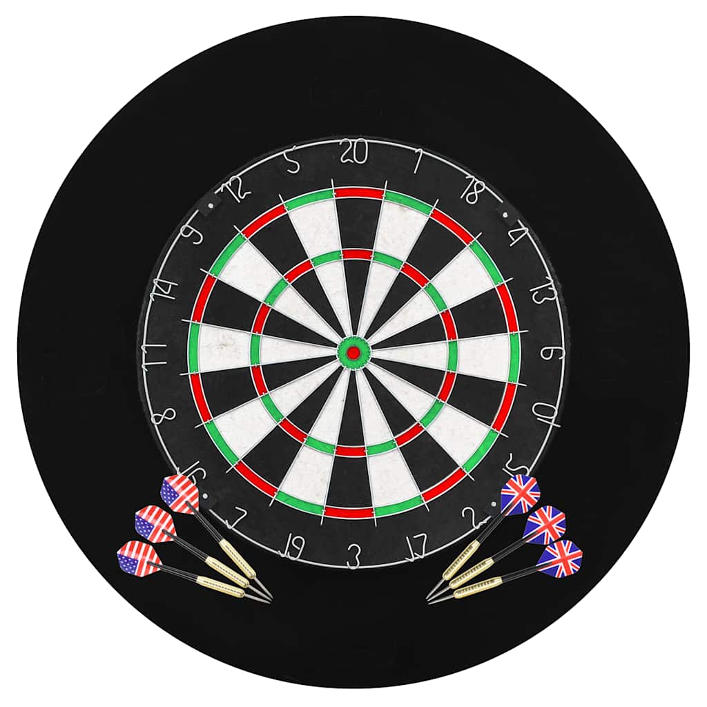 vidaXL Professional Dart Set with Dartboard and Surround Sisal Steel 1