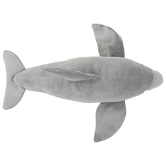 vidaXL Dolphin Cuddly Toy Plush Grey 4
