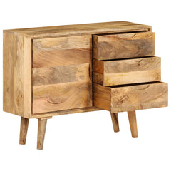 vidaXL Sideboard Solid Mango Wood 90x30x69 cm 3