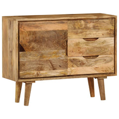 vidaXL Sideboard Solid Mango Wood 90x30x69 cm 4
