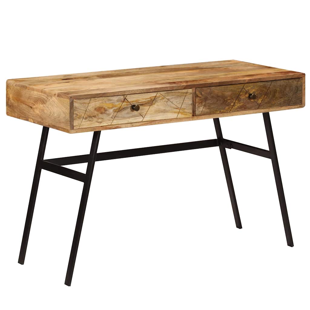 246718 vidaXL Writing desk with Drawers Solid Mango Wood 110x50x76 cm 1