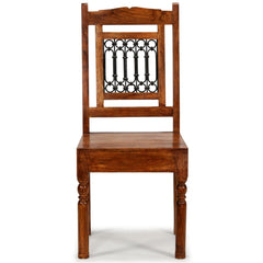 vidaXL Dining Chairs 4 pcs Solid Wood Classic 3
