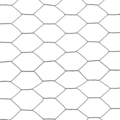vidaXL Chicken Wire Fence Steel with PVC Coating 25x1.5 m Grey 4