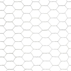 vidaXL Chicken Wire Fence Galvanised Steel 25x1.5 m Silver 4