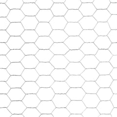 vidaXL Chicken Wire Fence Galvanised Steel 25x1.5 m Silver 4