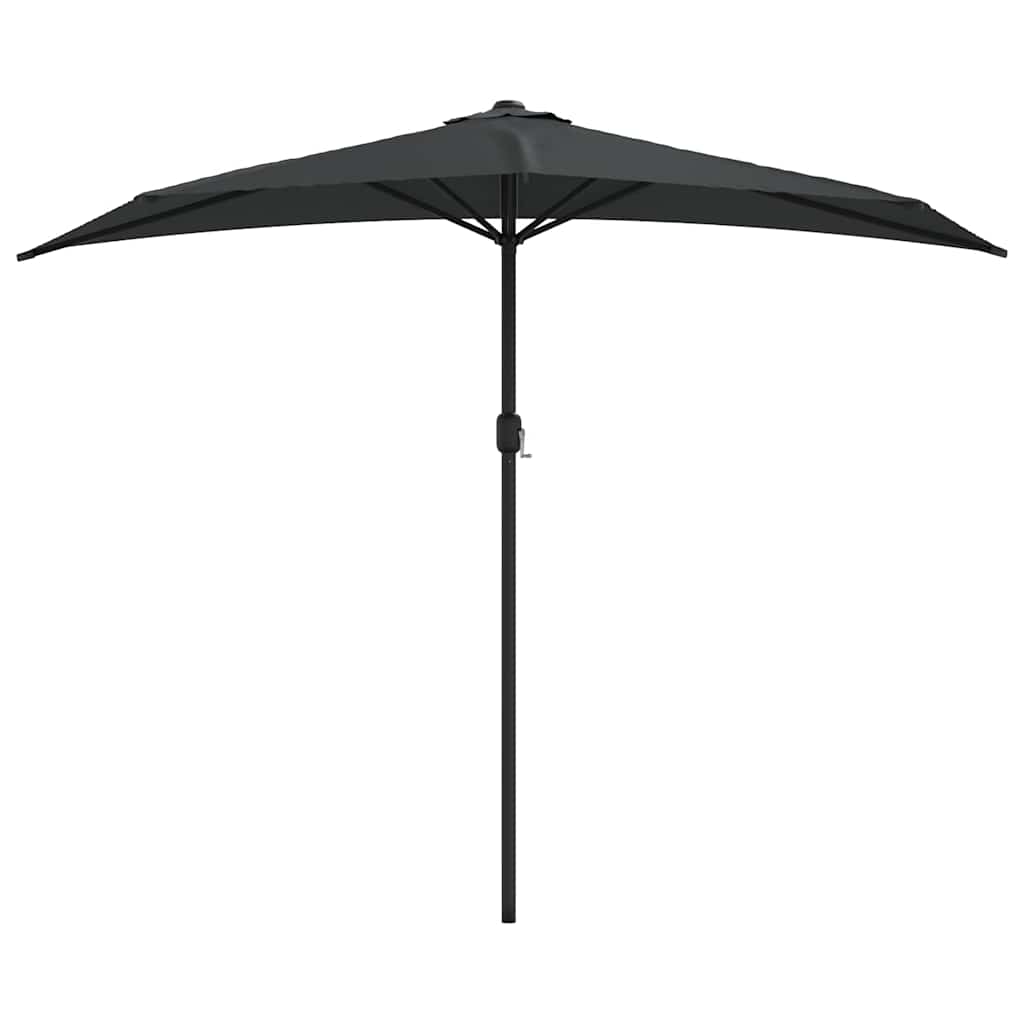 vidaXL Garden Parasol | Anthracite | Polyester, Aluminium, Steel | 270x144 cm 3