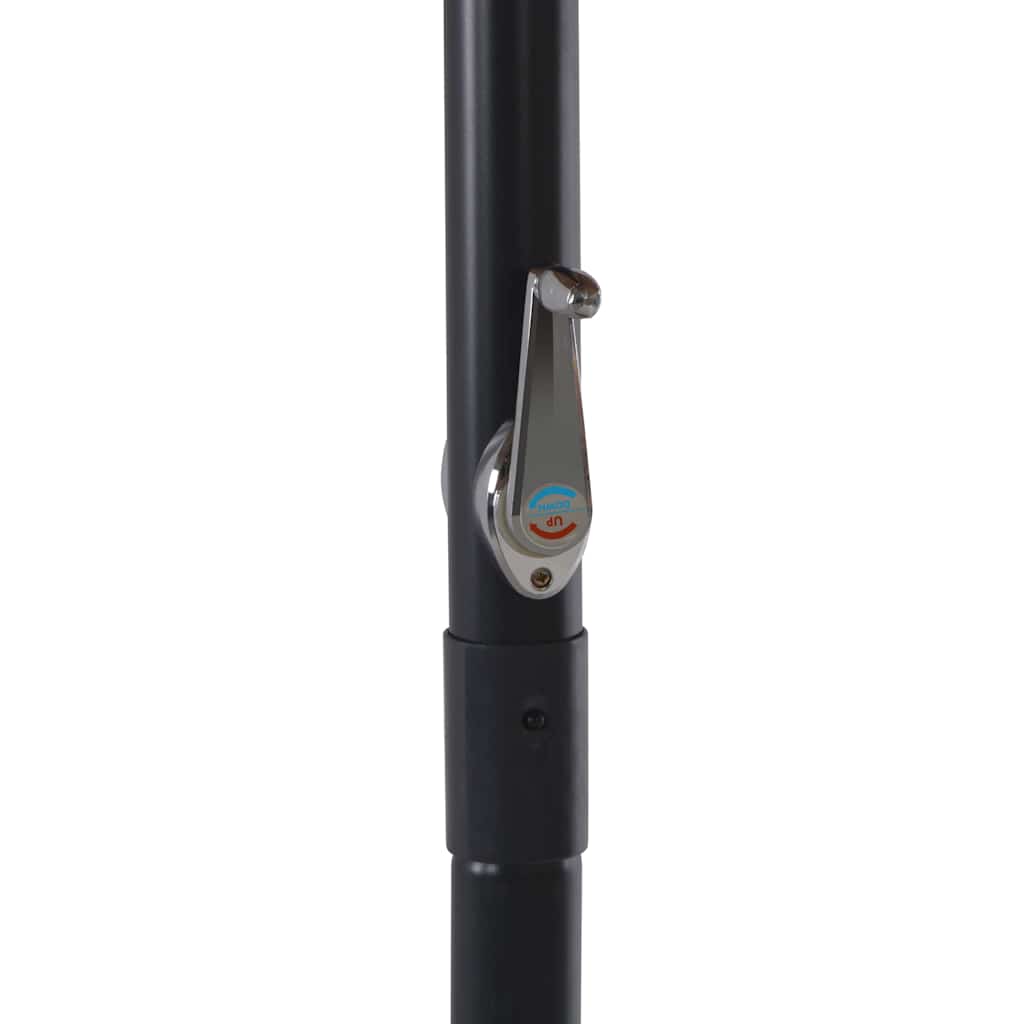 vidaXL Garden Parasol with Aluminium Pole 500 cm Terracotta 5