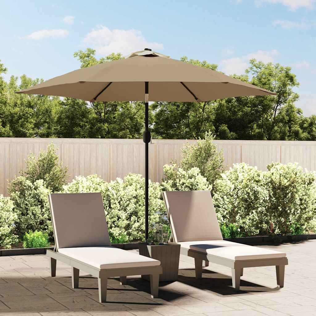 Outdoor Parasol Pole Taupe