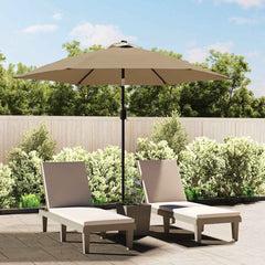 Outdoor Parasol Pole Taupe