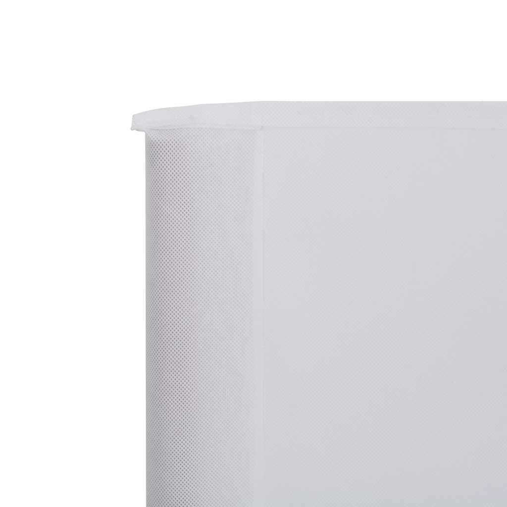 vidaXL Wind Screen | White | Non-woven fabric, wooden pole | 800 x 80 cm 4