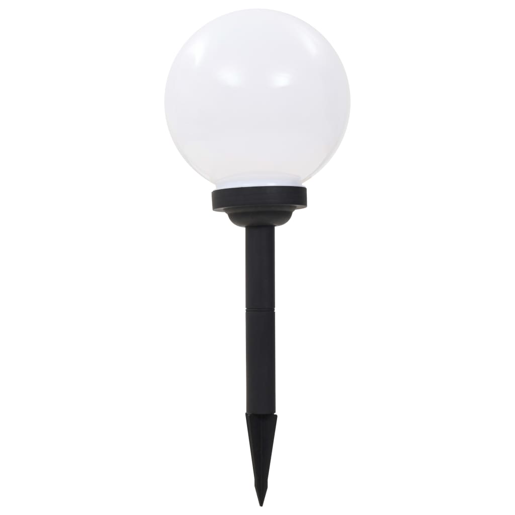 vidaXL Solar Lamp | Set of 3 | White | Polypropylene | Small | Solar 2