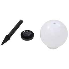 vidaXL Solar Lamp | Set of 3 | White | Polypropylene | Small | Solar 6