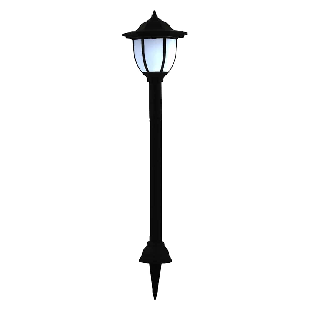 vidaXL Solar Lamp | Set of 3 | Black | Polypropylene | Standard | Solar 4