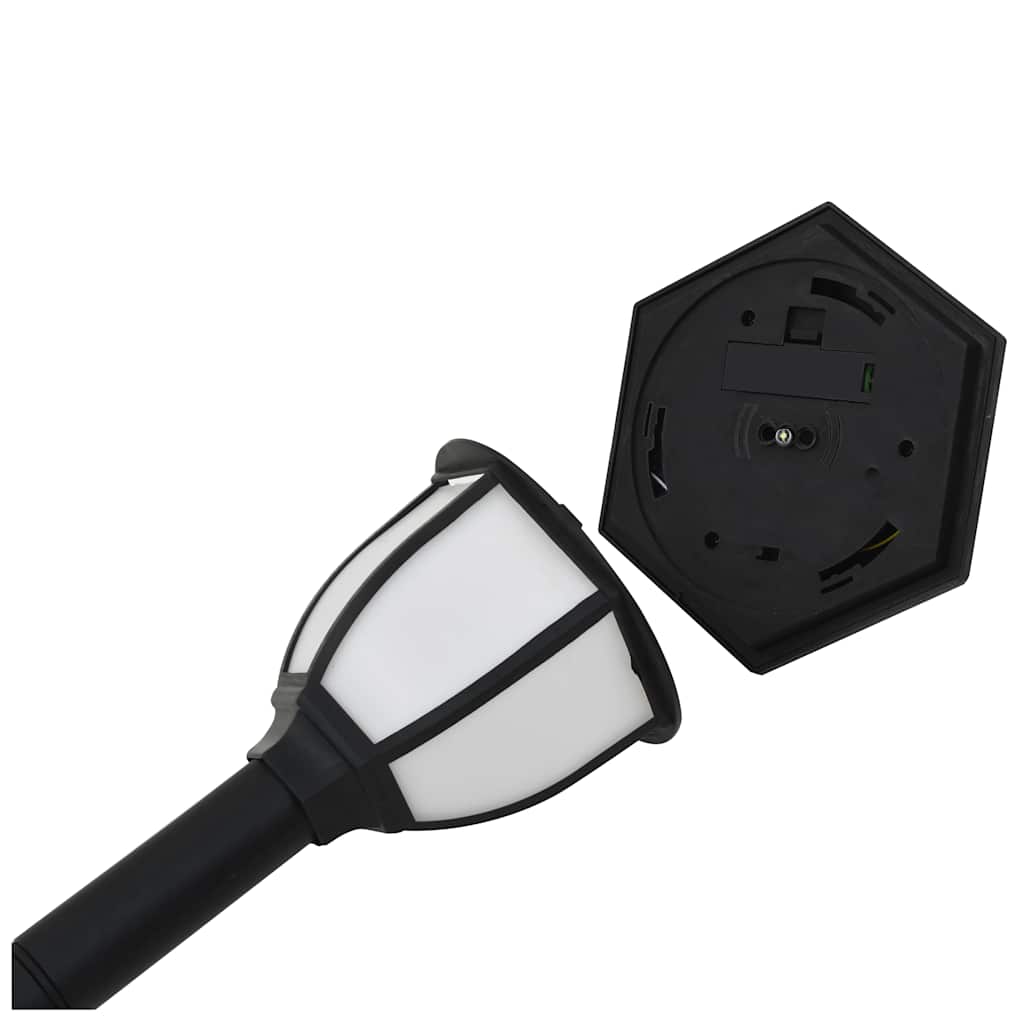 vidaXL Solar Lamp | Set of 3 | Black | Polypropylene | Standard | Solar 5
