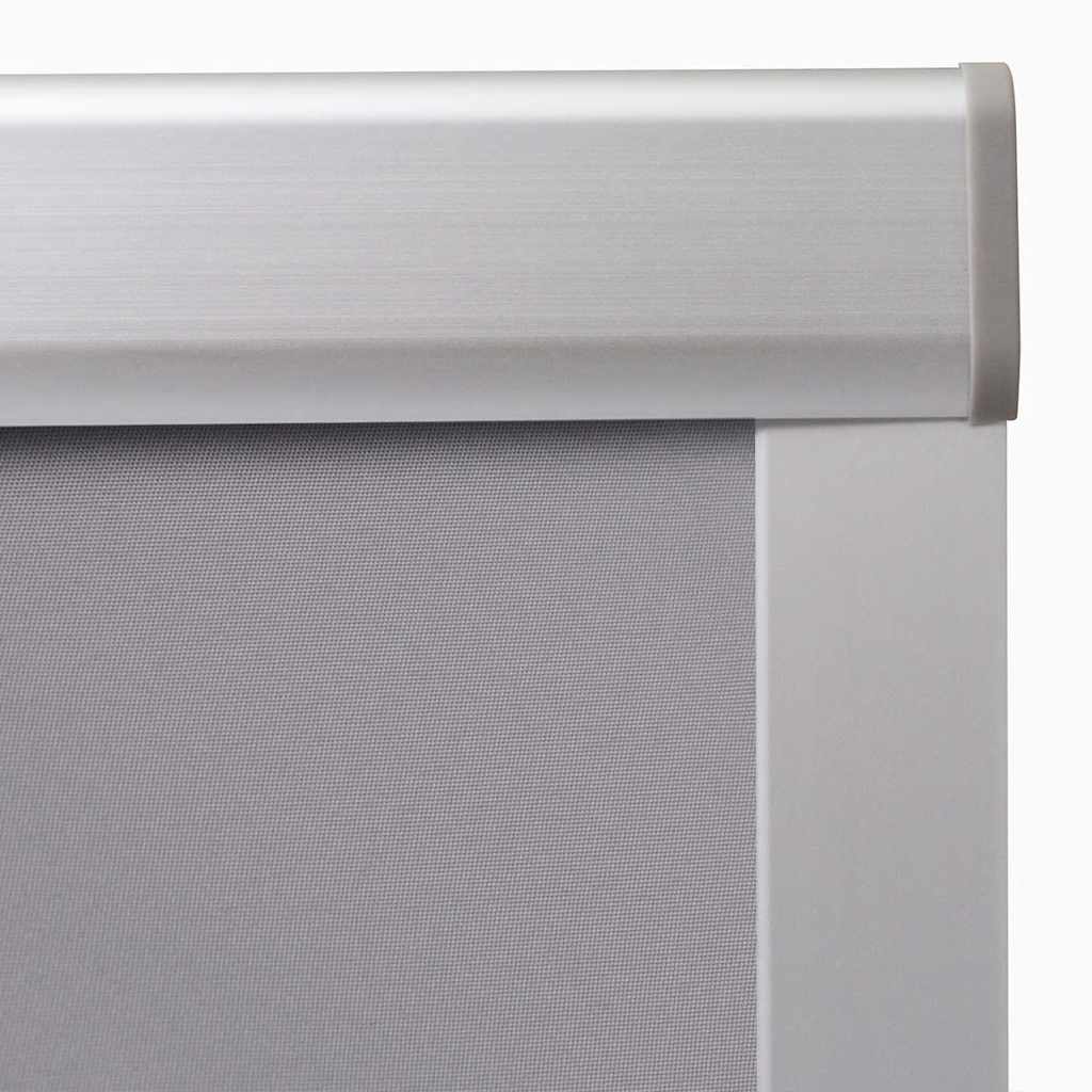 vidaXL Blackout Roller Blind Grey SK08 GGL and GGU 4