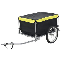 Bike Trailer 65 kg Black and yellow