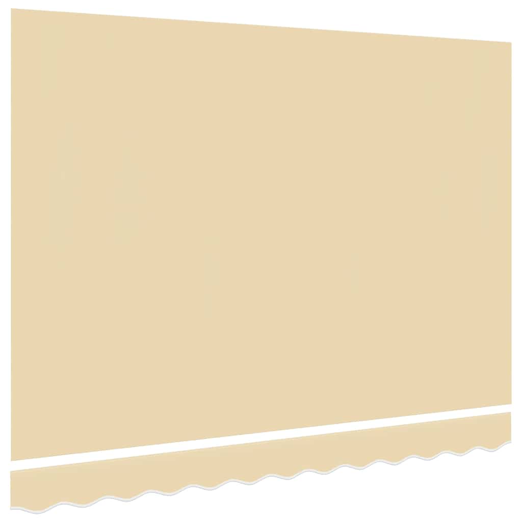 vidaXL Awning Replacement Fabric Cream 350x250 cm Polyester 3