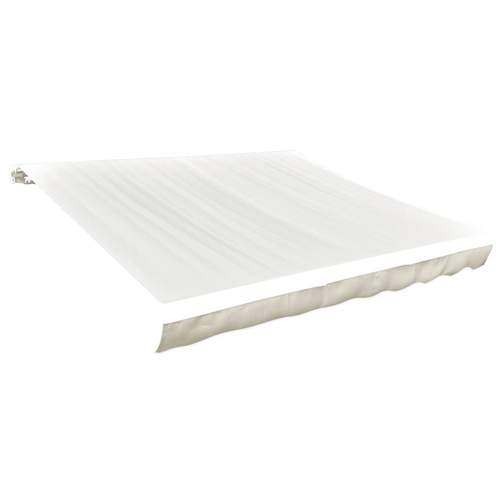 vidaXL Awning Replacement Fabric Cream 450x300 cm Polyester 2