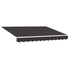 vidaXL Awning Replacement Fabric Grey 350x250 cm Polyester 2