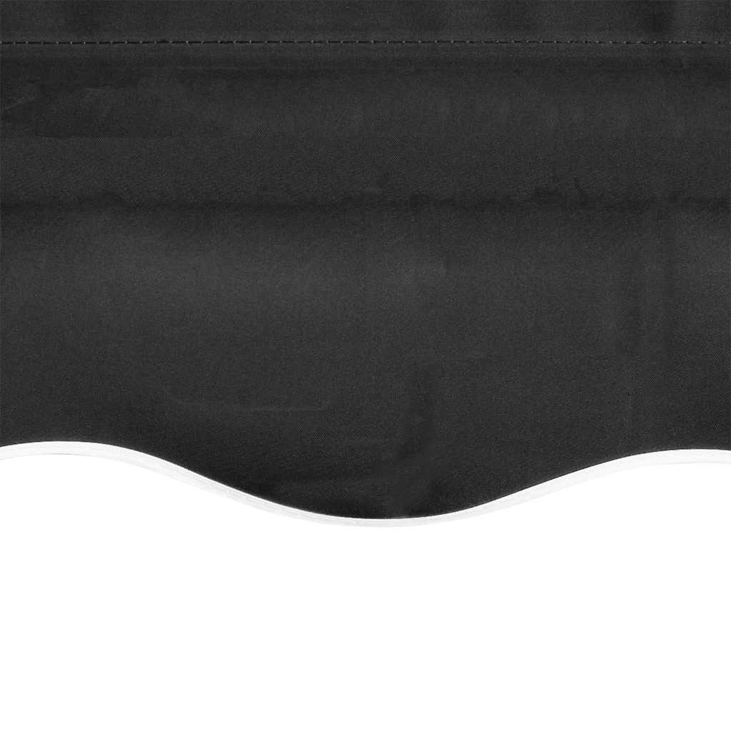 vidaXL Awning Replacement Fabric Grey 350x250 cm Polyester 5