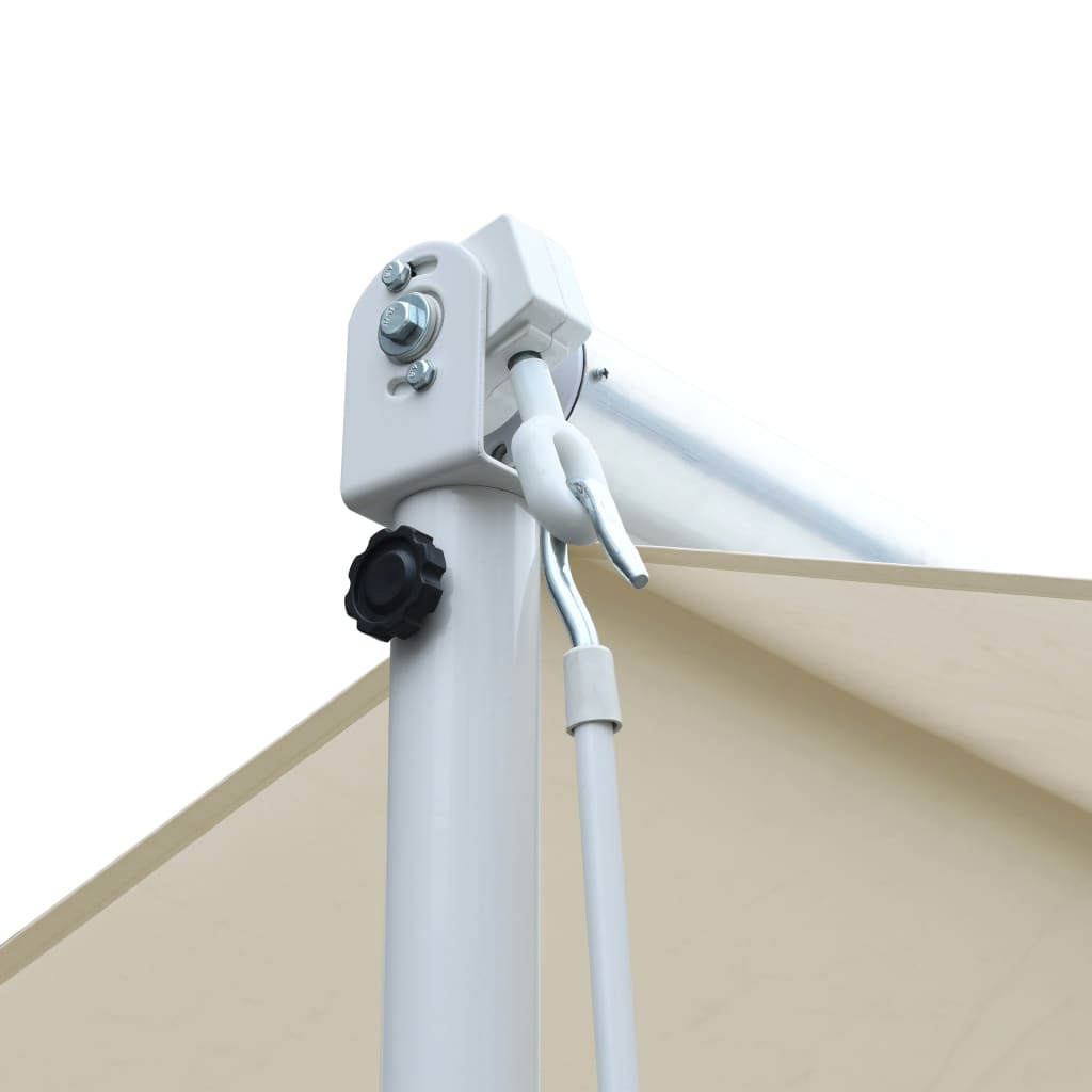 vidaXL Free Standing Awning 4x3 m Cream 5