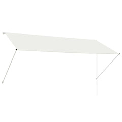 vidaXL Awning | Cream | Steel frame and 100% polyester fabric with PA coating 2
