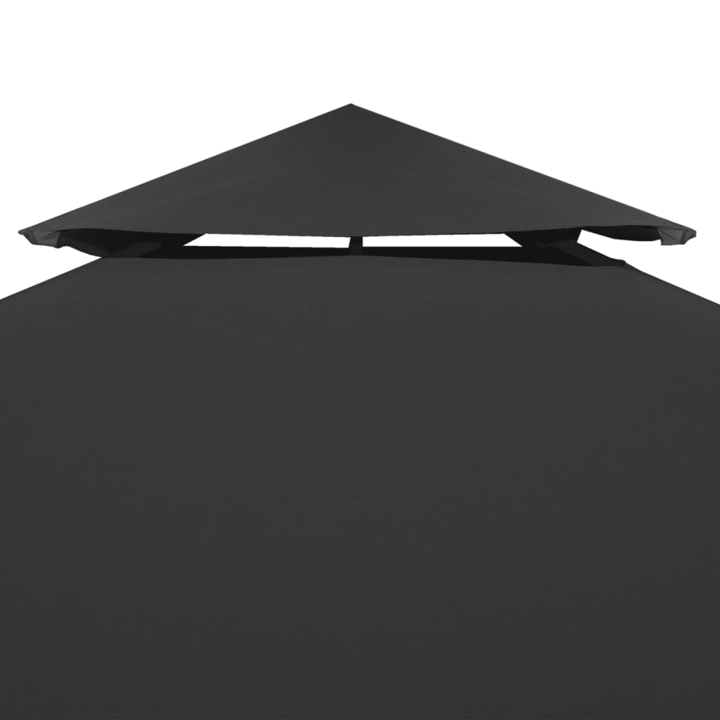 vidaXL Gazebo Top Cover | Anthracite | Polyester with PVC coating | 4x3 meters 3
