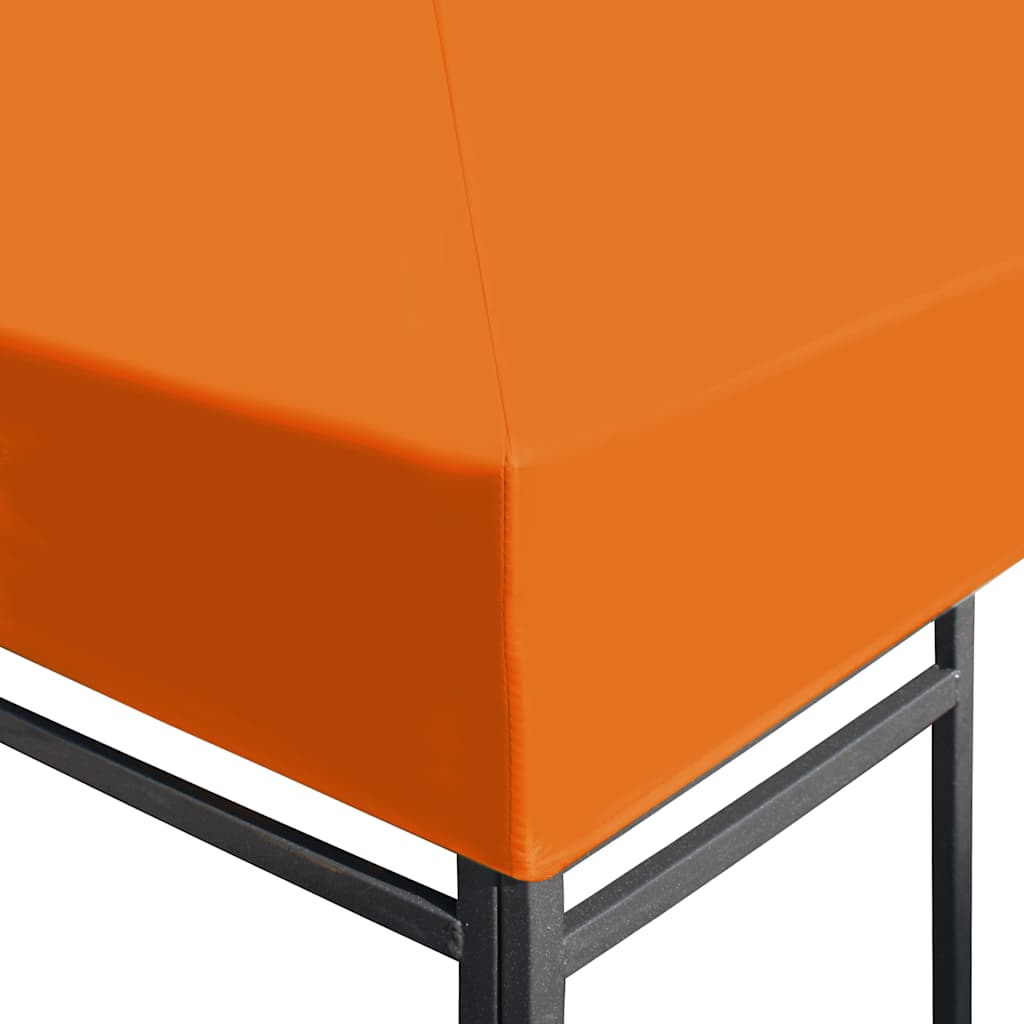 vidaXL Gazebo Top Cover | Orange | Polyester with PVC coating | 3x3 metres 3