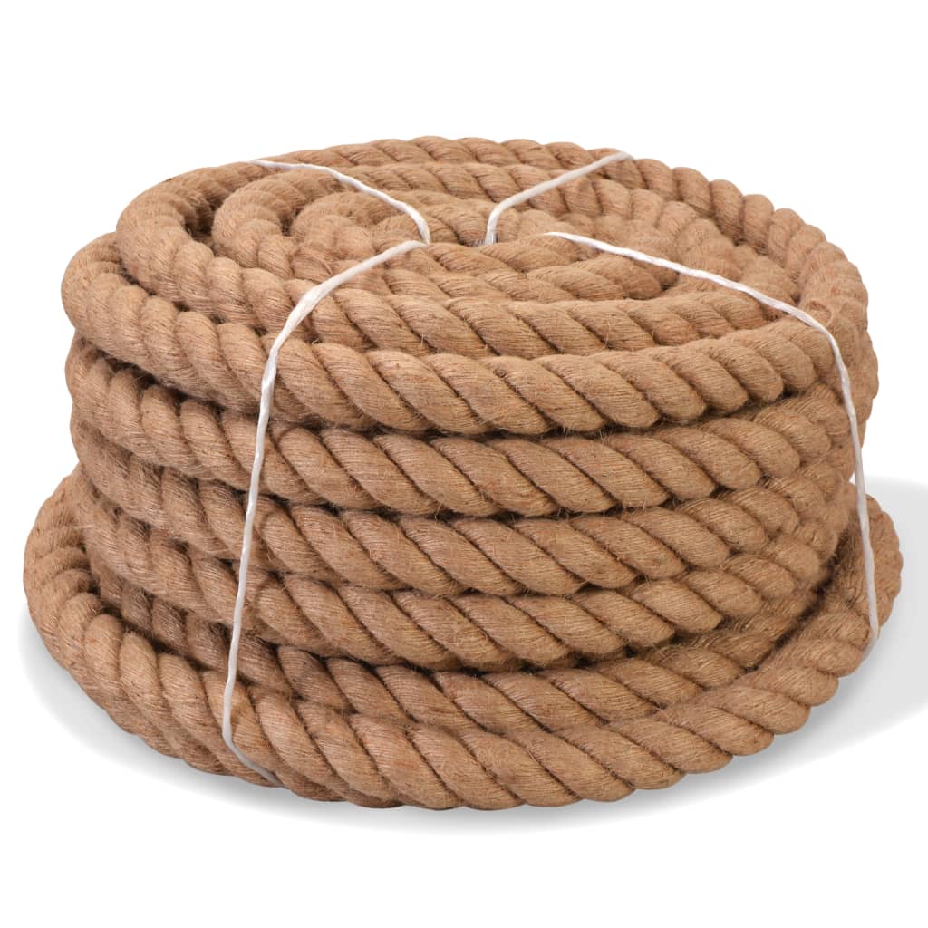 Jute Rope Long Thick Natural