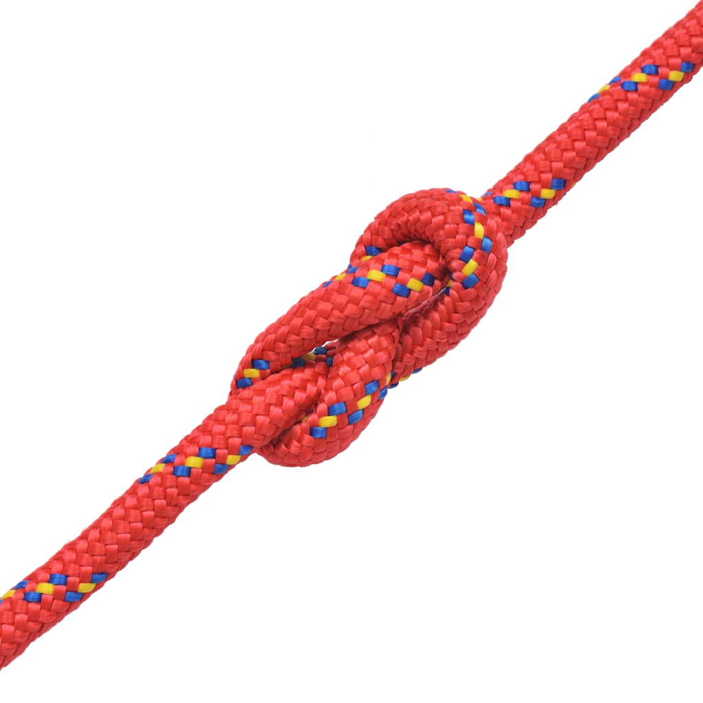 vidaXL Marine Rope Polypropylene 12 mm 250 m Red 2