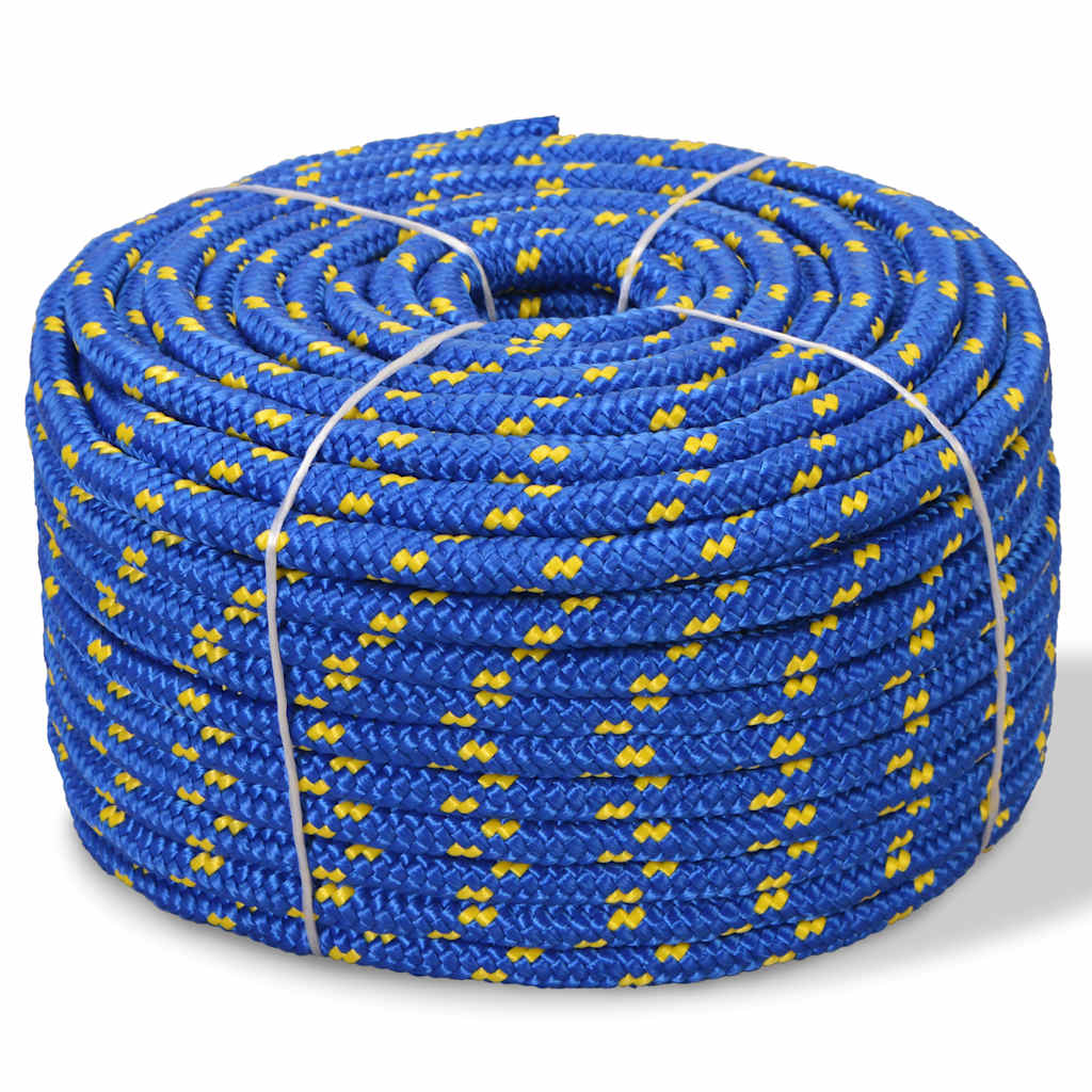 vidaXL Marine Rope Polypropylene 10 mm 250 m Blue 1