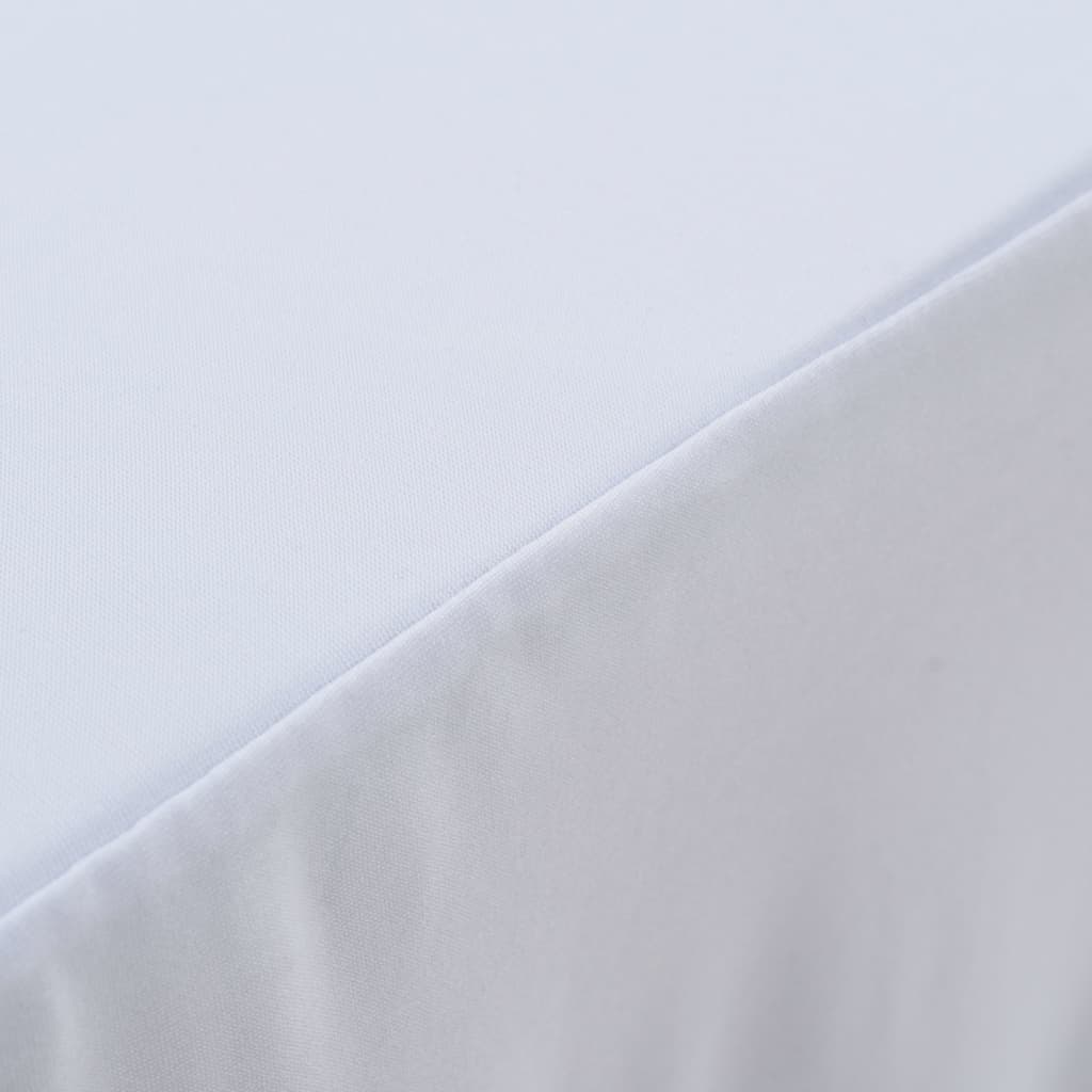 vidaXL Table Cover | Set of 2 | White | 90% polyester | 243x76x74 cm 3