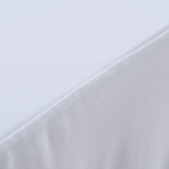 vidaXL Table Cover | Set of 2 | White | 90% polyester | 243x76x74 cm 3