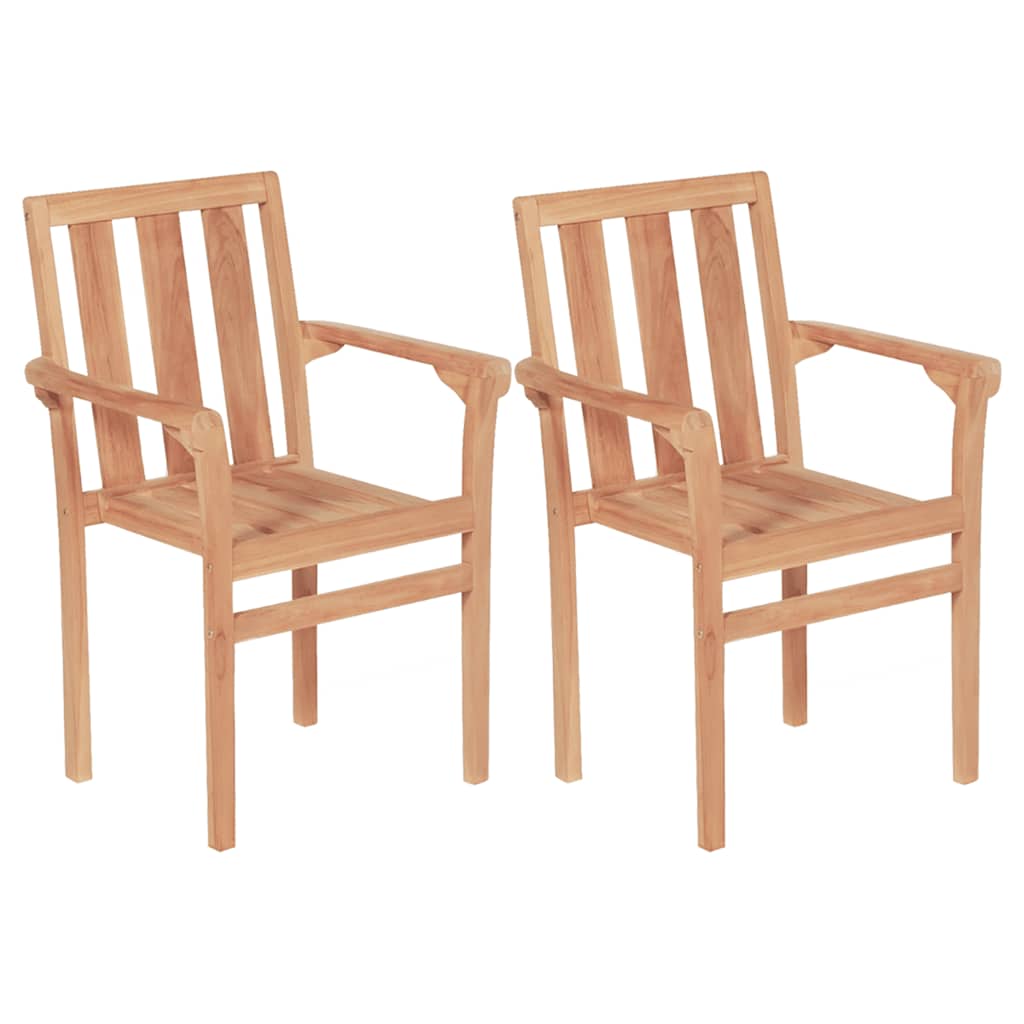 vidaXL 3 Piece Bistro Set Solid Teak 3