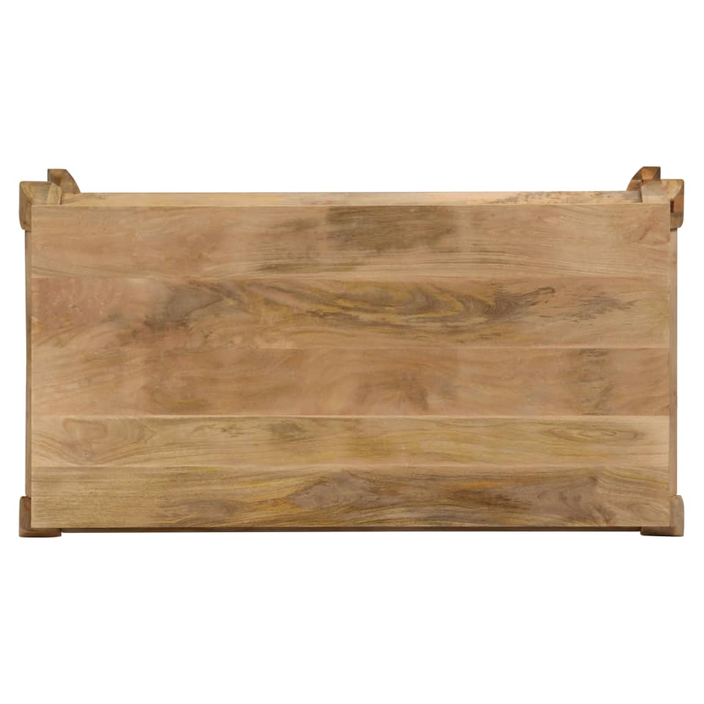 vidaXL Dining Table 118x60x76 cm Solid Mango Wood 4
