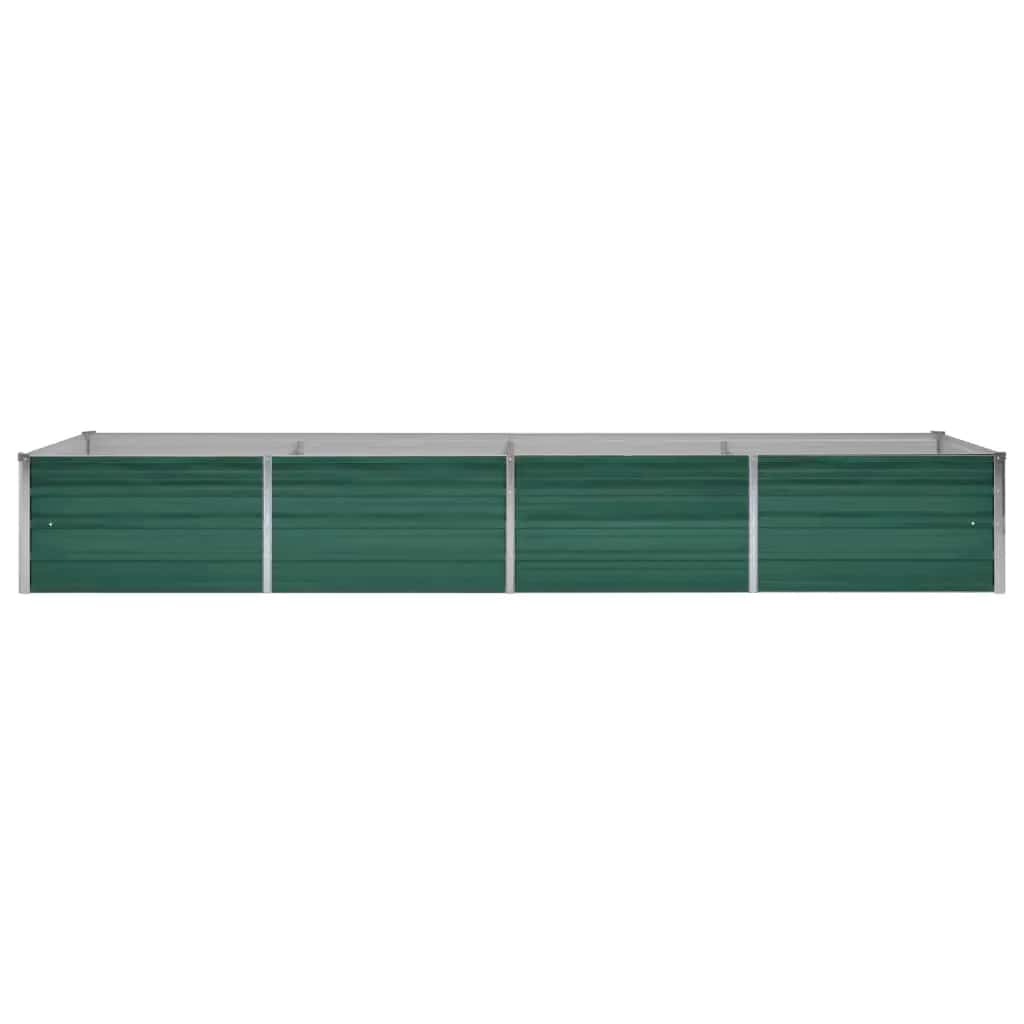 vidaXL Raised Bed | Green | Galvanised Steel | 320x80x45 cm 4