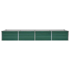 vidaXL Raised Bed | Green | Galvanised Steel | 320x80x45 cm 4
