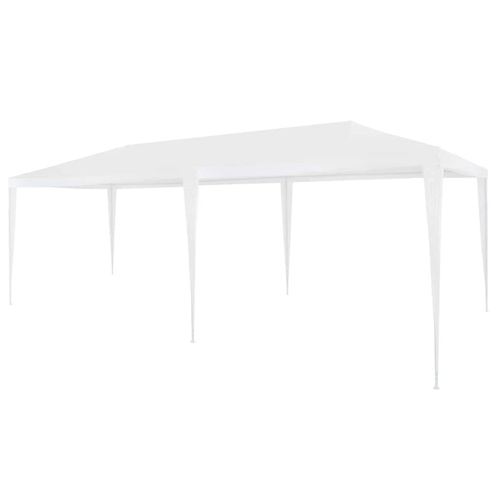 vidaXL Party Tent | White | Polyethylene and Steel | 3x6 m | Folding 1
