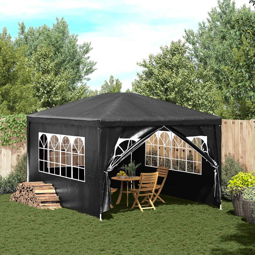 vidaXL Party Tent 3x4 m Anthracite 1