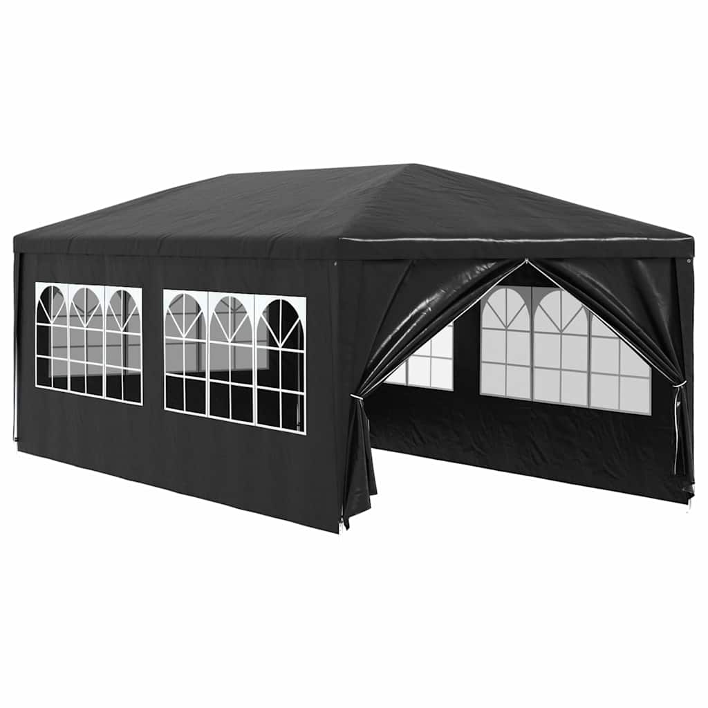 vidaXL Party Tent 3x6 m Anthracite 2