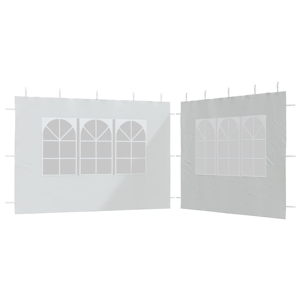 vidaXL Gazebos White PE and Steel 2