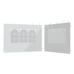 vidaXL Gazebos White PE and Steel 2