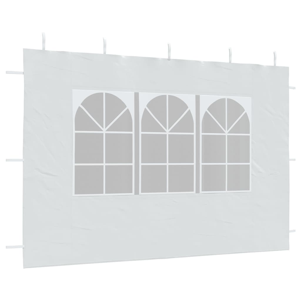 vidaXL Gazebos White PE and Steel 6
