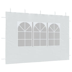 vidaXL Gazebos White PE and Steel 6