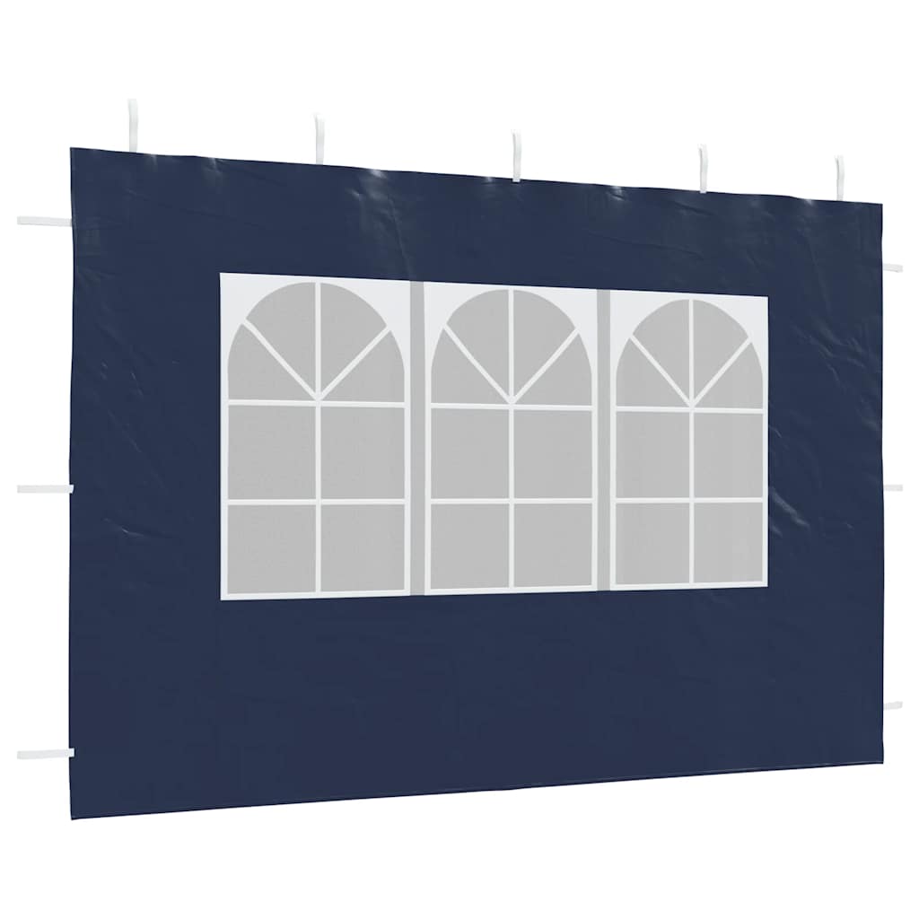 vidaXL Gazebos Blue PE and Steel 6