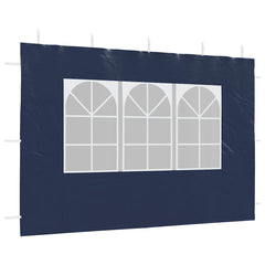vidaXL Gazebos Blue PE and Steel 6
